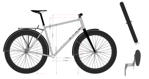 Comparative geometry for a 1.90 m rider