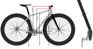 Geometry: same bike with 29x2.6 tyres